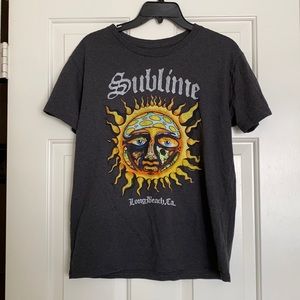 Dark grey graphic tee